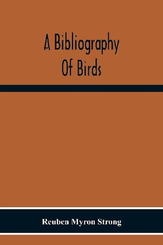 A Bibliography Of Birds