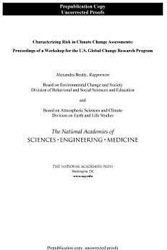 Characterizing Risk in Climate Change Assessments