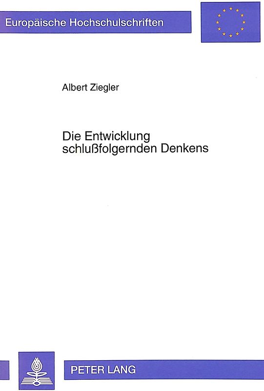 Die Entwicklung schlußfolgernden Denkens