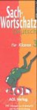 Sachwortschatz Deutsch Klasse 3