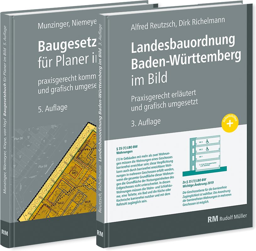 Buchpaket: Baugesetzbuch für Planer im Bild & Landesbauordnung Baden-Württemberg im Bild