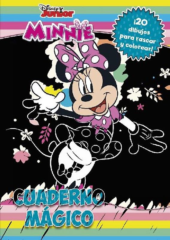 Minnie : cuaderno mágico : 20 dibujos para rascar y colorear