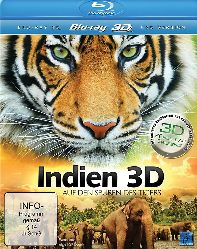 Indien - Auf den Spuren des Tigers [3D Blu-ray] 3D Blu-ray Disc