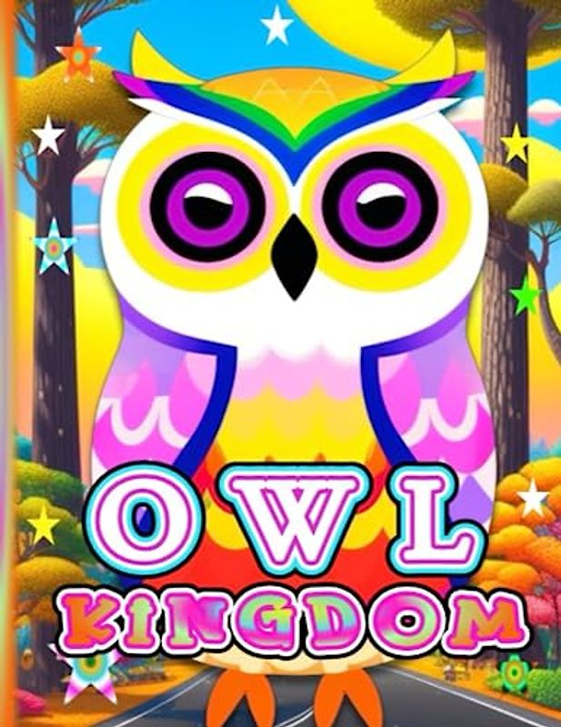OWL KINGDOM: Discover the World of Owls through Coloring