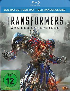 Transformers 4: Ära des Untergangs [3D Blu-ray, 2D Blu-ray, Blu-ray Bonus Disc] 3D Blu-ray Disc