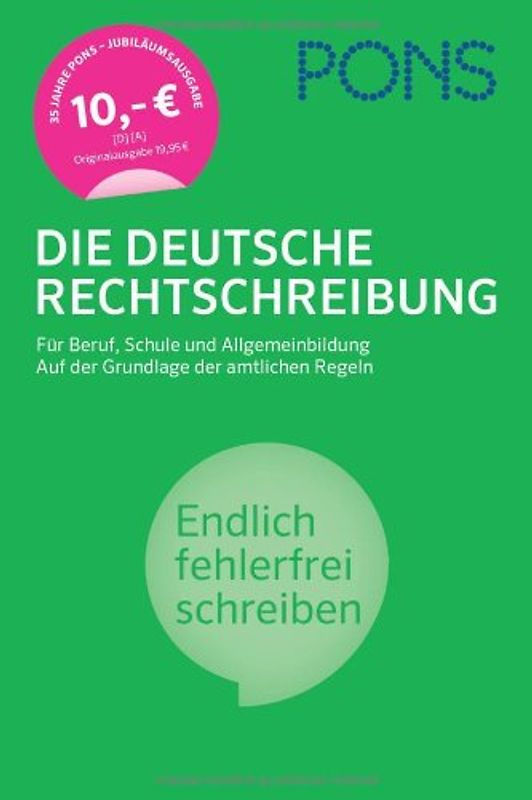 PONS Die deutsche Rechtschreibung