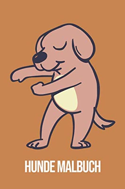 Hunde Malbuch: Malheft mit 100 Seiten und 50 verschiedenen Motiven zum Ausmalen für Kinder