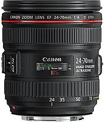 Canon EF 24-70 mm F4.0 IS L USM 77 mm Objectif (adapté à Canon EF) noir