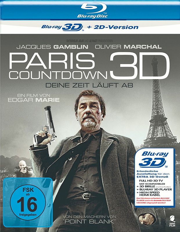 Paris Countdown - Deine Zeit läuft ab 3D [inkl. 2D Version] 3D Blu-ray Disc