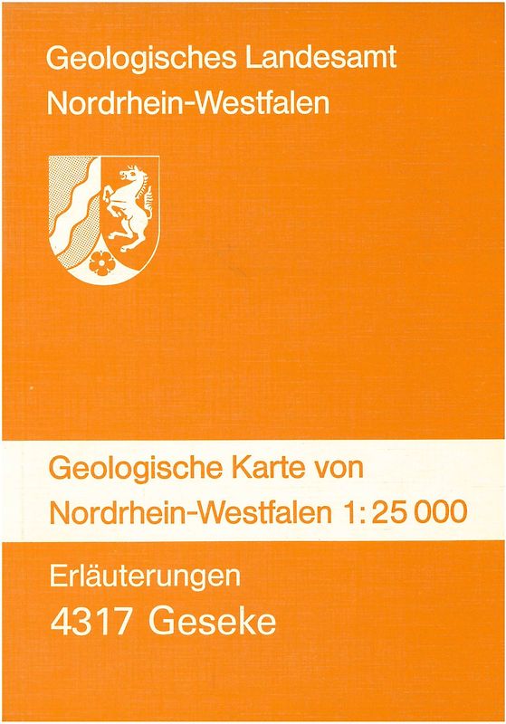 Geologische Karten von Nordrhein-Westfalen 1:25000 / Geseke