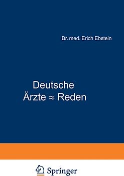 Deutsche Ärzte - Reden