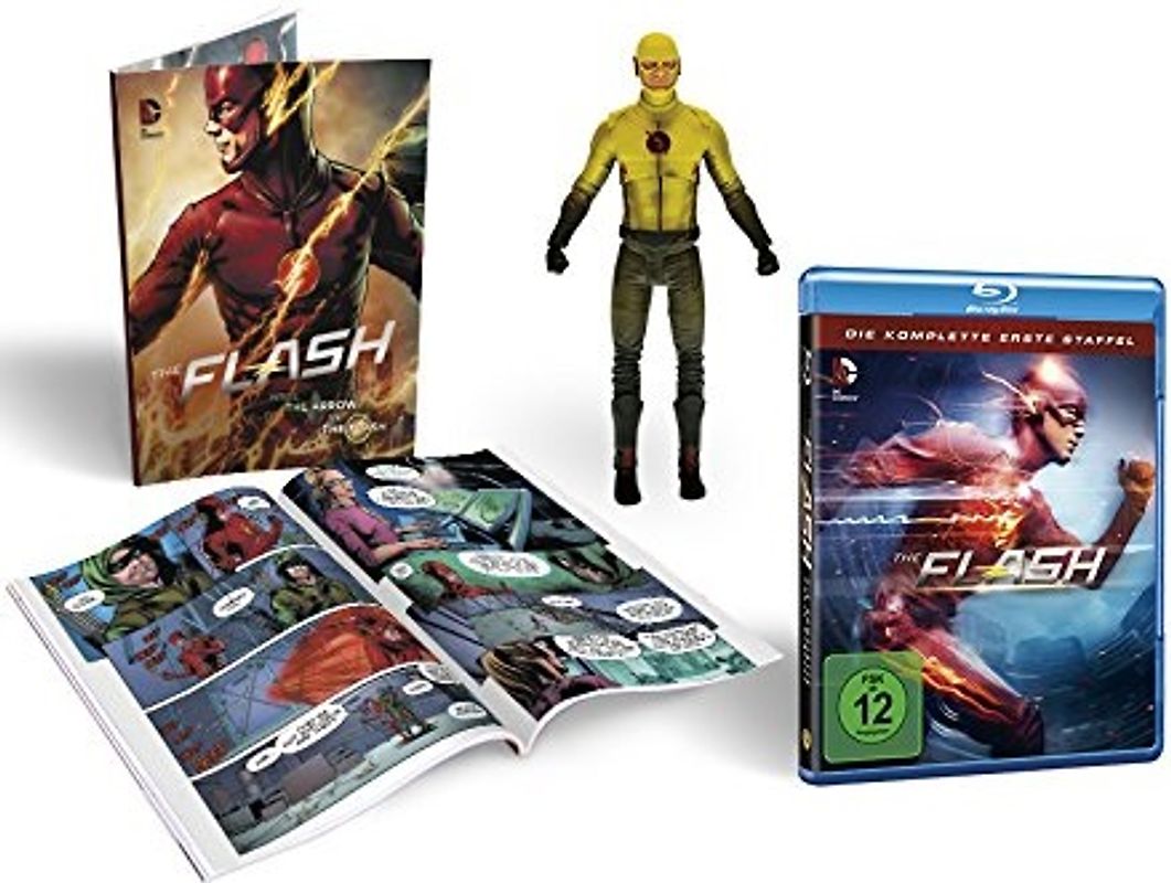 The Flash: Staffel 1 [inkl. Comicbuch ,Figur, 4 Discs] Blu-ray Disc