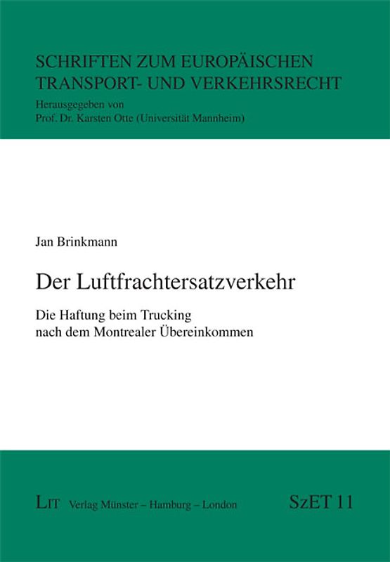 Der Luftfrachtersatzverkehr