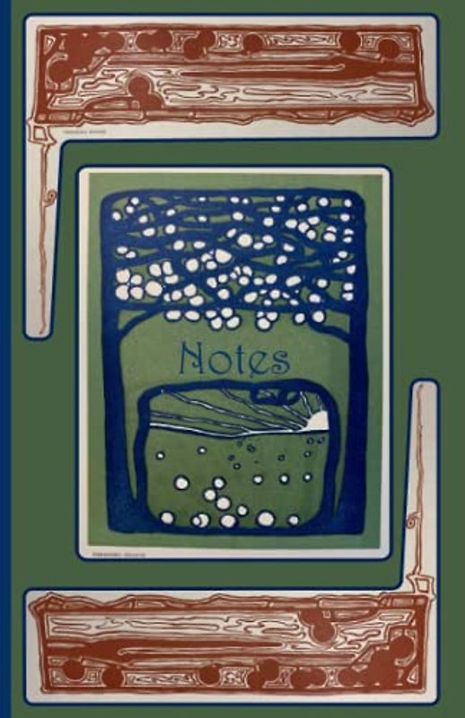 Ancient Notebook with Art nouveau Design as Diary, Journal or Sketchbook for your Ideas & Drawings: with blank pages (Jugendstil-Notizbücher)