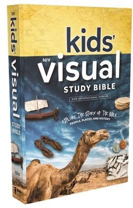Niv, Kids' Visual Study Bible, Hardcover, Blue, Full Color Interior