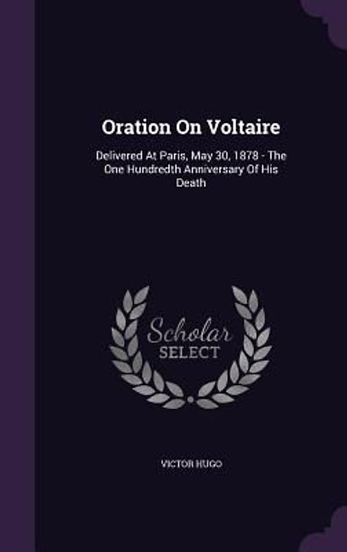 Oration On Voltaire