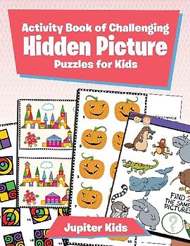 Activity Book of Challenging Hidden Picture Puzzles for Kids