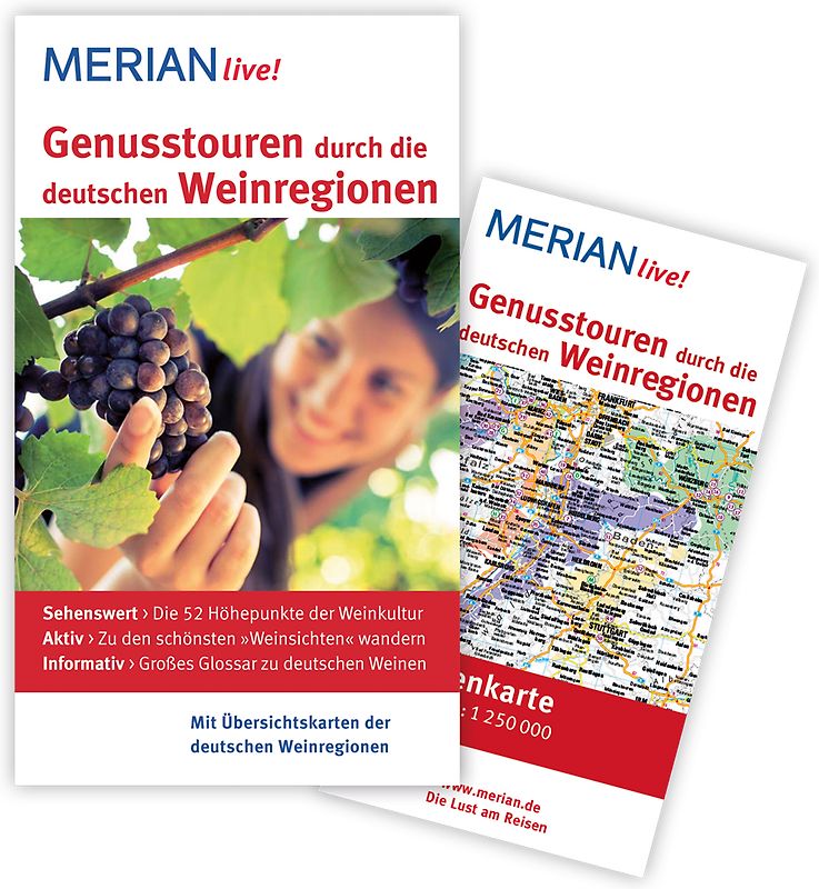 MERIAN live! Reiseführer Genusstouren durch die deutschen Weinregionen