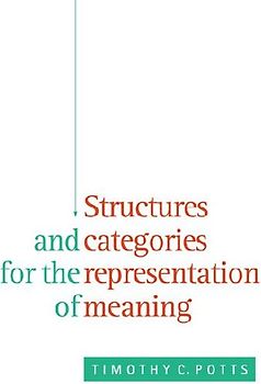 Structures and Categories for the Representation of Meaning