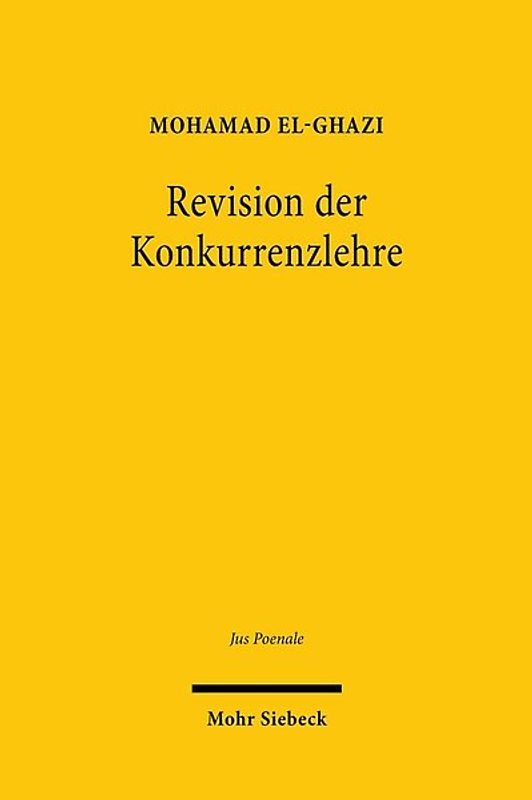 Revision der Konkurrenzlehre