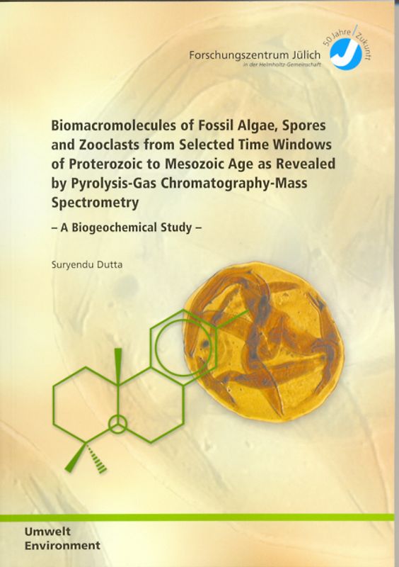 Biomacromolecules of Fossil ALgae, Spores and Zooclasts from Selected Time Windows of Proterozoic to Mesozoic Age as Revealed by Pyrolysis-Gas Chromatography-Mass Spectrometry