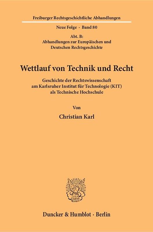 Wettlauf von Technik und Recht.