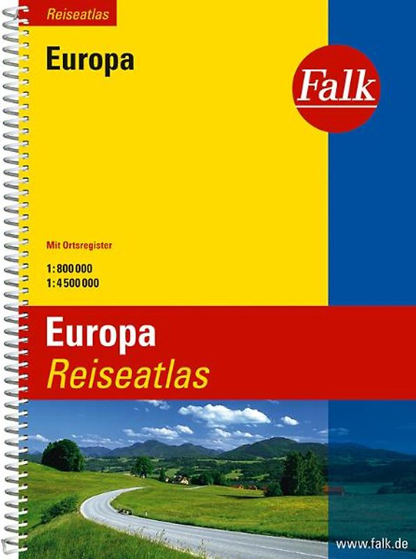 Falk Reiseatlas Europa 1:800 000