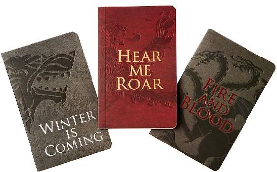 Game of Thrones: Pocket Notebook Collection (Set of 3): House Words