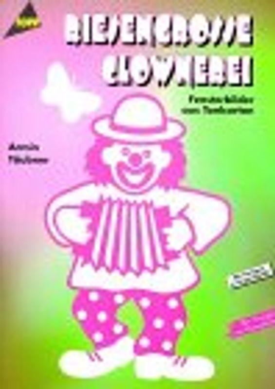 Riesengrosse Clownerei. Fensterbilder aus Tonkarton