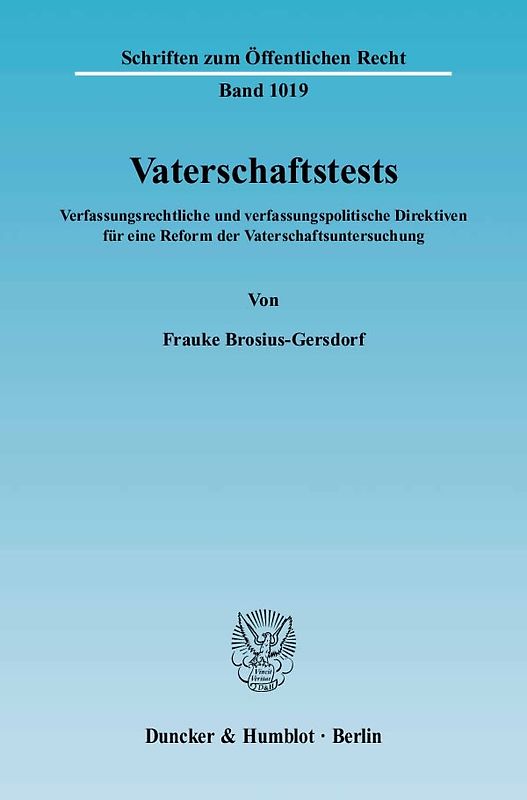 Vaterschaftstests.