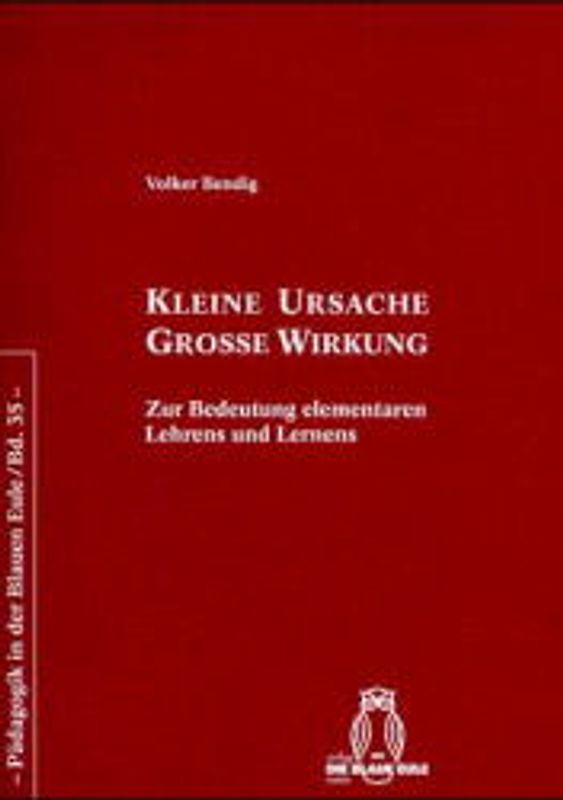 Kleine Ursache - grosse Wirkung