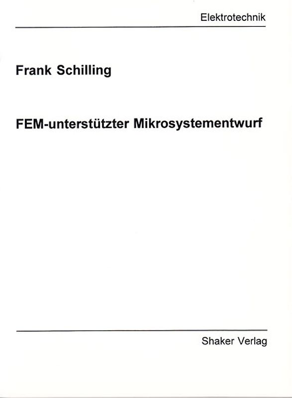 FEM-unterstützter Mikrosystementwurf