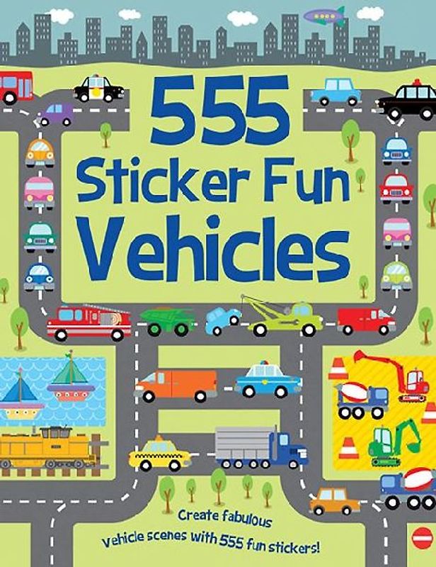 555 Sticker Fun - Vehicles