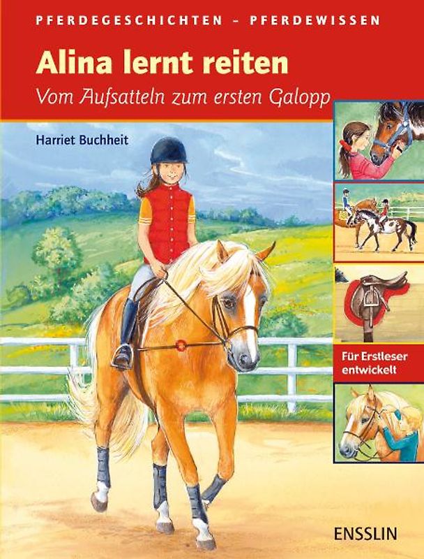 Alina lernt reiten