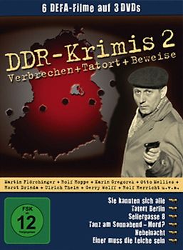 DDR-Krimis 2 - ( 6 Filme - 3 DVDs / Sie kannten sich alle - Tatort Berlin - Seilergasse 8 - Tanz am Sonnaben... Mord ? - Nebelnacht - Einer muß die Leiche sein ) DVD