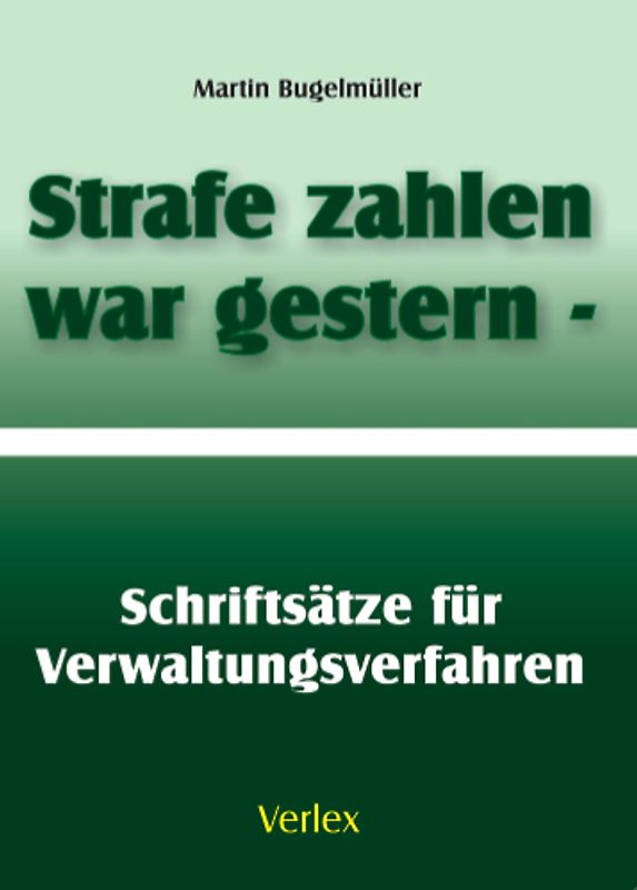 Strafe zahlen war gestern