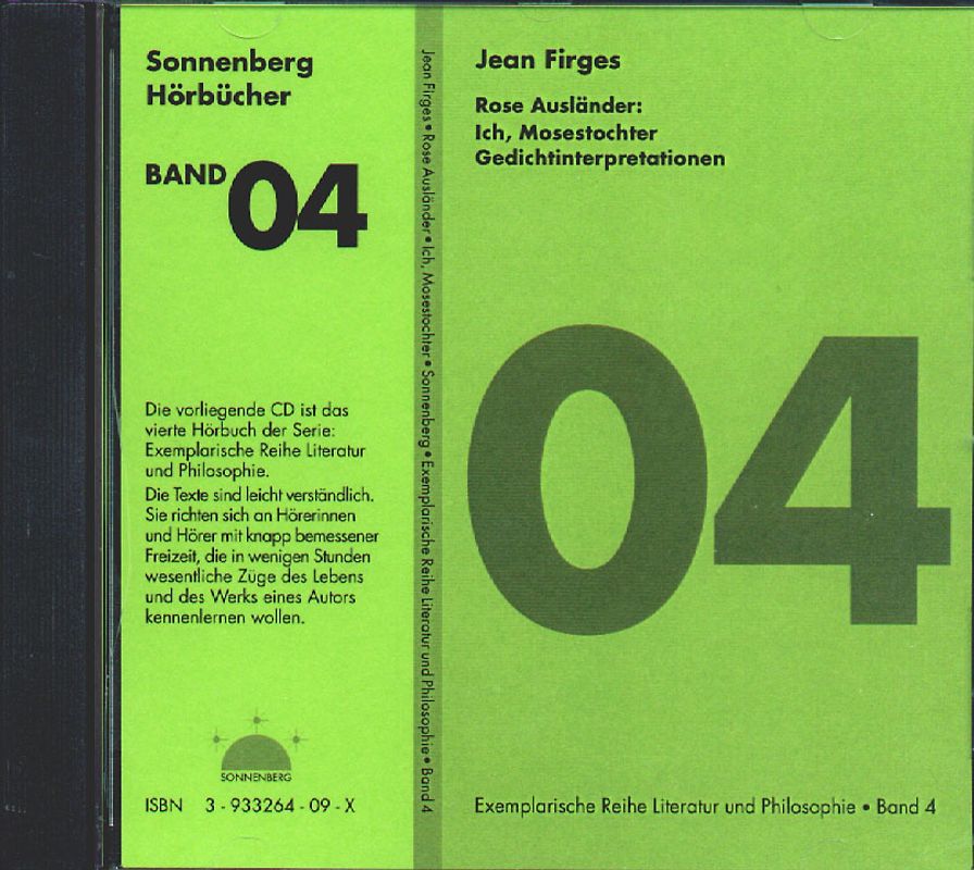 Rose Ausländer: Ich, Mosestochter