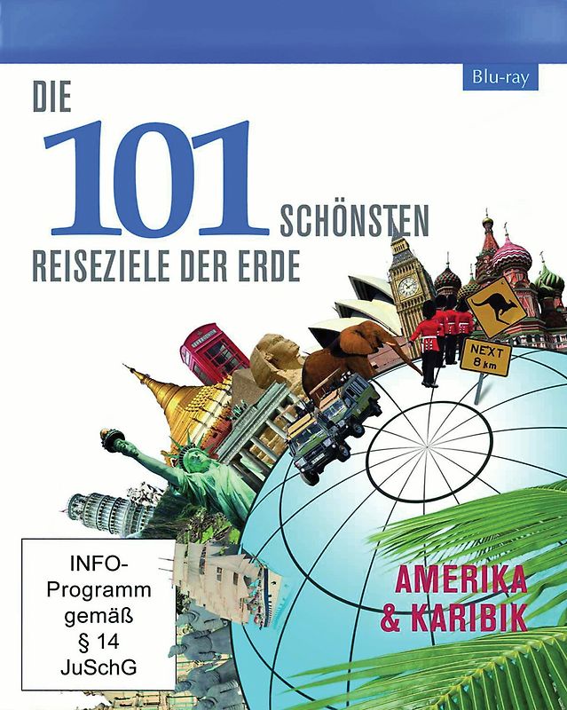 Die 101 schönsten Reiseziele der Erde - 3 - Amerika & Karibik [Blu-ray] Blu-ray Disc
