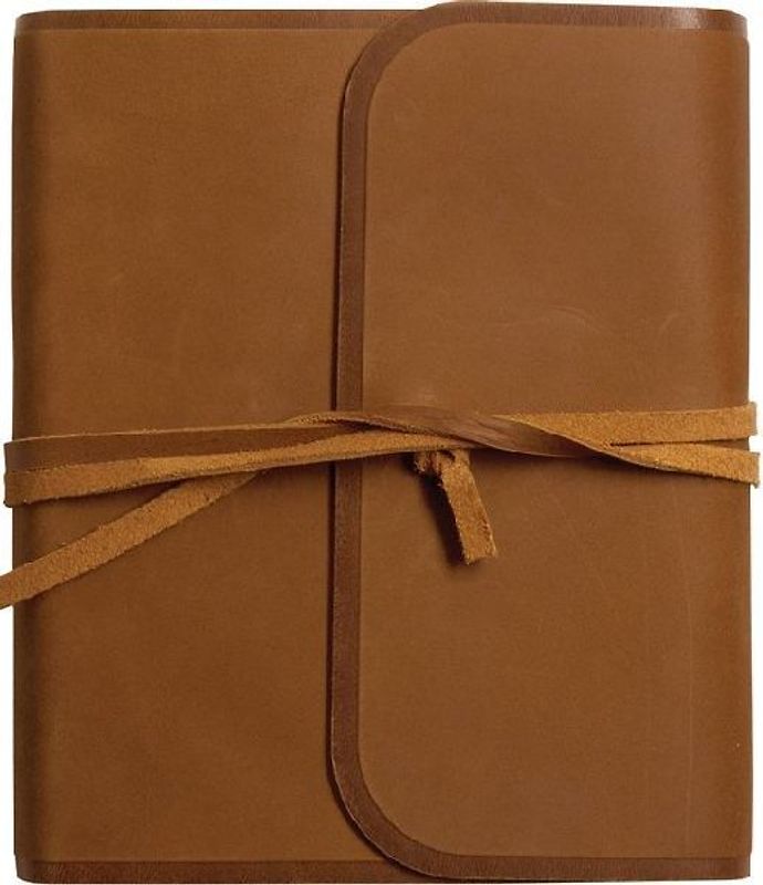 ESV Journaling Bible (Natural Leather, Brown, Flap with Strap)
