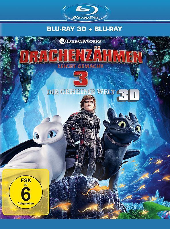Drachenzähmen leicht gemacht 3: Die geheime Welt 3D [inkl. Blu-ray] 3D Blu-ray Disc