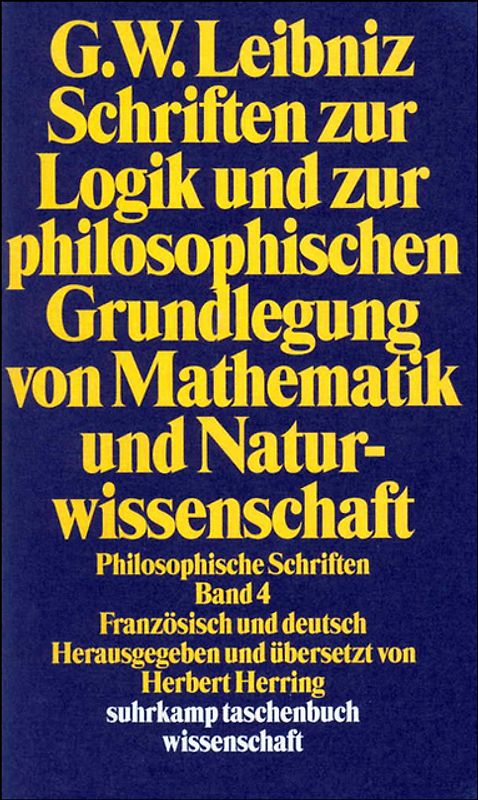 Philosophische Schriften.