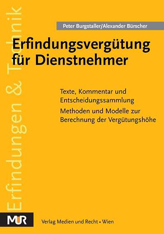 Erfindungsvergütung für Dienstnehmer