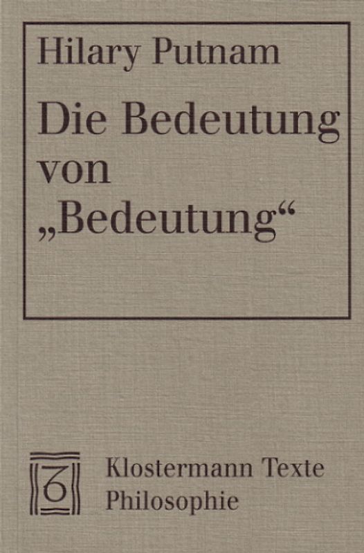Die Bedeutung von "Bedeutung"