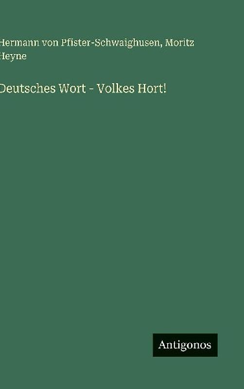 Deutsches Wort - Volkes Hort!