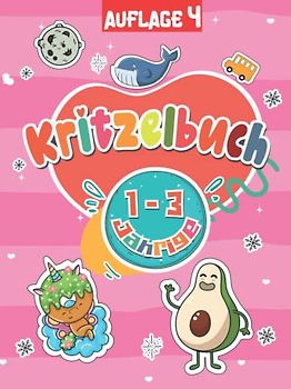 Kritzelbuch für Kinder: Malbuch für 1 bis 3 jährige