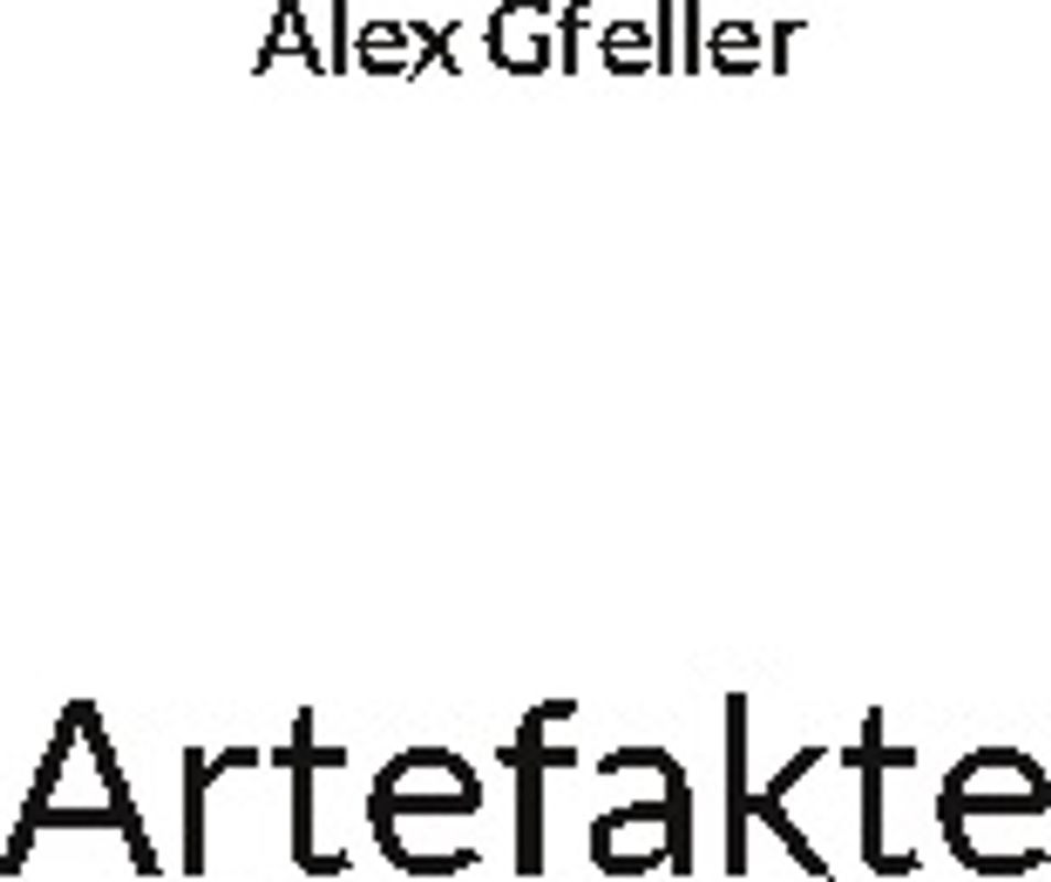 Artefakte