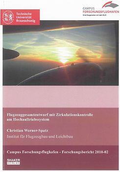 Flugzeuggesamtentwurf mit Zirkulationskontrolle am Hochauftriebssystem