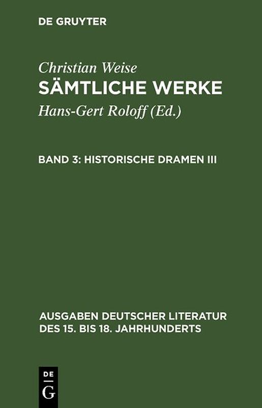 Historische Dramen III