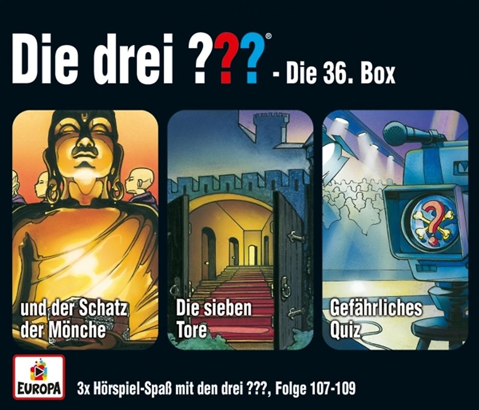 Die drei ??? - 36/3er Box (Folgen 107,108,109) [3 Audio CDs]