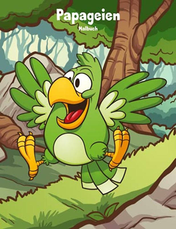 Papageien-Malbuch 1
